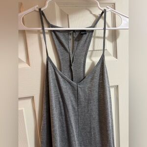 Gray Sleeveless Women's jumpsuit